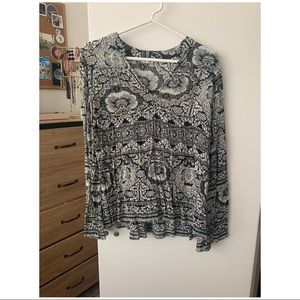 Flowery Blouse